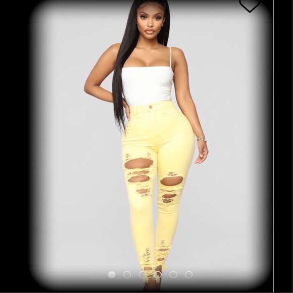 Fashion Nova Denim - The Bright Side Of Your Best Life Jeans💣🔥💣